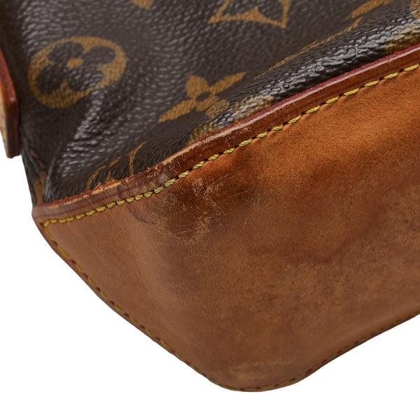 ルイ ヴィトン モノグラム トロター 斜め掛け ショルダーバッグ  M51240 ブラウン PVC レザー レディース LOUIS VUITTON 【中古】