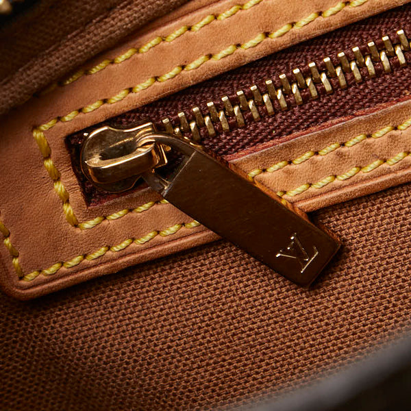 ルイ ヴィトン モノグラム トロター 斜め掛け ショルダーバッグ  M51240 ブラウン PVC レザー レディース LOUIS VUITTON 【中古】