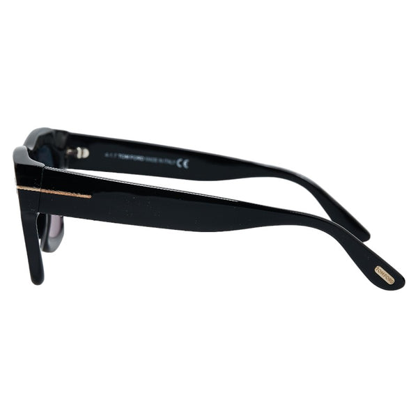 トムフォード 度入り Wagner-02 ワグナー サングラス TF558 01A ブラック プラスチック メンズ TOM FORD 【中古】