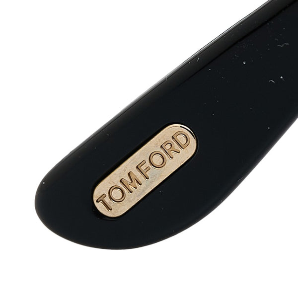 トムフォード 度入り Wagner-02 ワグナー サングラス TF558 01A ブラック プラスチック メンズ TOM FORD 【中古】