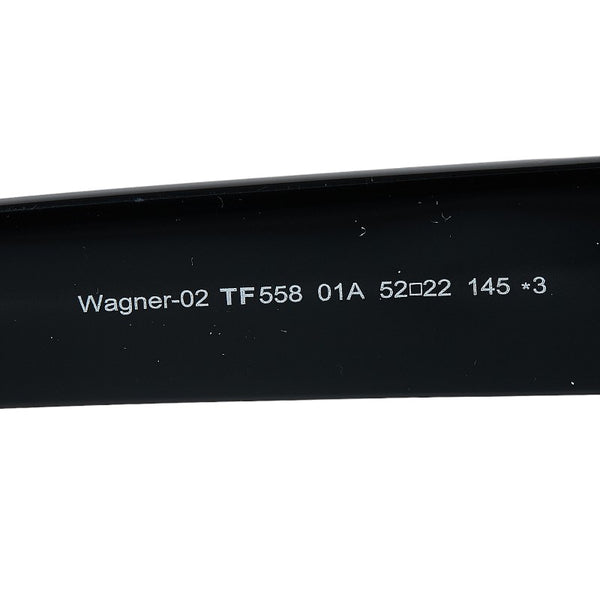 トムフォード 度入り Wagner-02 ワグナー サングラス TF558 01A ブラック プラスチック メンズ TOM FORD 【中古】