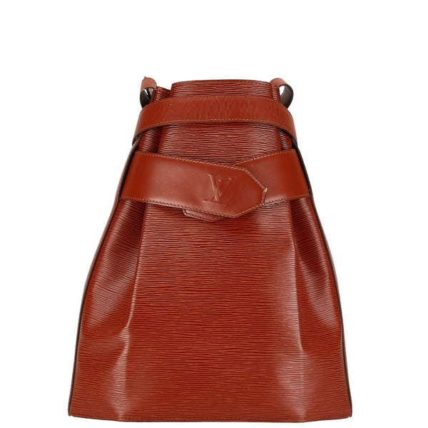 ルイ ヴィトン エピ サックデポールGM ショルダーバッグ M80193 ケニアブラウン レザー レディース LOUIS VUITTON 【中古】