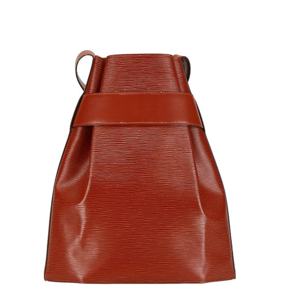 ルイ ヴィトン エピ サックデポールGM ショルダーバッグ M80193 ケニアブラウン レザー レディース LOUIS VUITTON 【中古】
