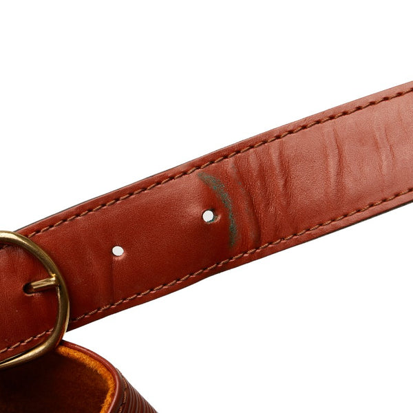 ルイ ヴィトン エピ サックデポールGM ショルダーバッグ M80193 ケニアブラウン レザー レディース LOUIS VUITTON 【中古】