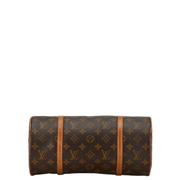 ルイ ヴィトン モノグラム パピヨン30 ハンドバッグ M51385 ブラウン PVC レザー レディース LOUIS VUITTON 【中古】