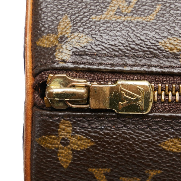 ルイ ヴィトン モノグラム パピヨン30 ハンドバッグ M51385 ブラウン PVC レザー レディース LOUIS VUITTON 【中古】
