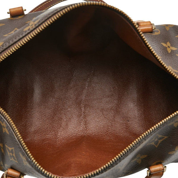 ルイ ヴィトン モノグラム パピヨン30 ハンドバッグ M51385 ブラウン PVC レザー レディース LOUIS VUITTON 【中古】