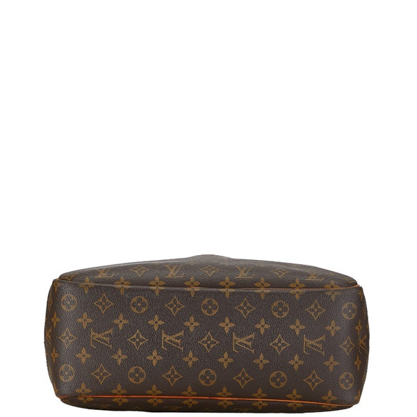 ルイ ヴィトン モノグラム ドーヴィル ハンドバッグ M47270 ブラウン PVC レザー レディース LOUIS VUITTON 【中古】