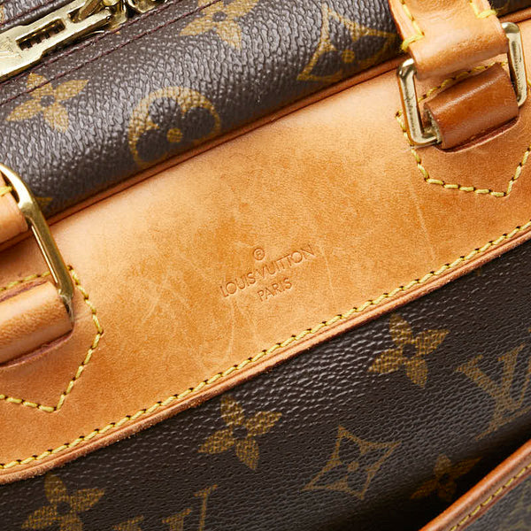 ルイ ヴィトン モノグラム ドーヴィル ハンドバッグ M47270 ブラウン PVC レザー レディース LOUIS VUITTON 【中古】