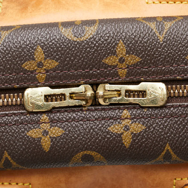 ルイ ヴィトン モノグラム ドーヴィル ハンドバッグ M47270 ブラウン PVC レザー レディース LOUIS VUITTON 【中古】