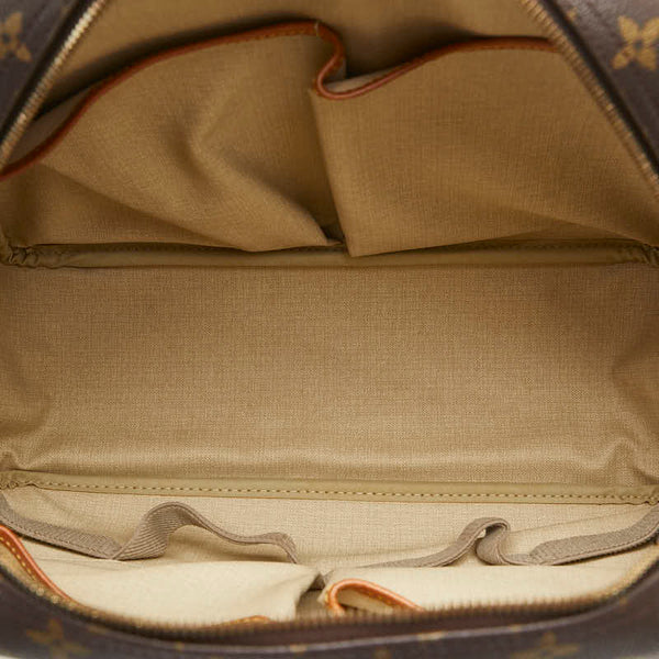 ルイ ヴィトン モノグラム ドーヴィル ハンドバッグ M47270 ブラウン PVC レザー レディース LOUIS VUITTON 【中古】