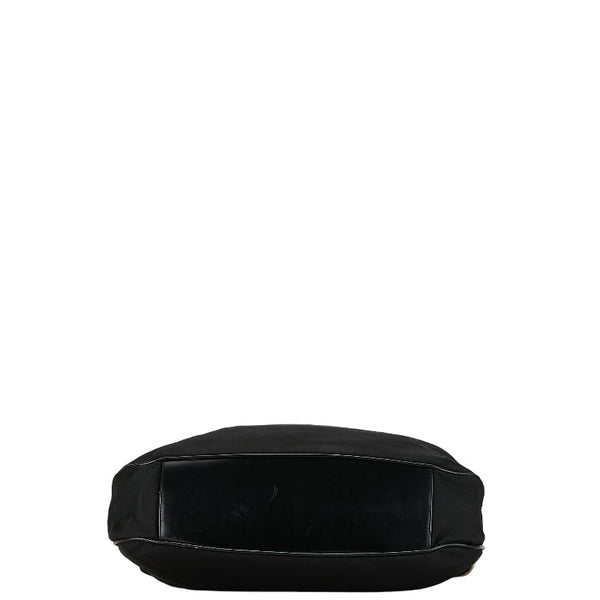 グッチ バンブー ハンドバッグ ショルダーバッグ ２WAY 001 2404 ブラック キャンバス レディース GUCCI 【中古】