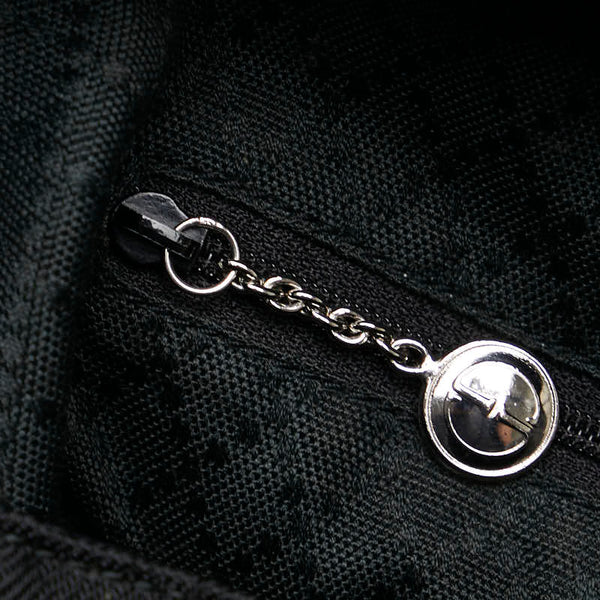 グッチ バンブー ハンドバッグ ショルダーバッグ ２WAY 001 2404 ブラック キャンバス レディース GUCCI 【中古】