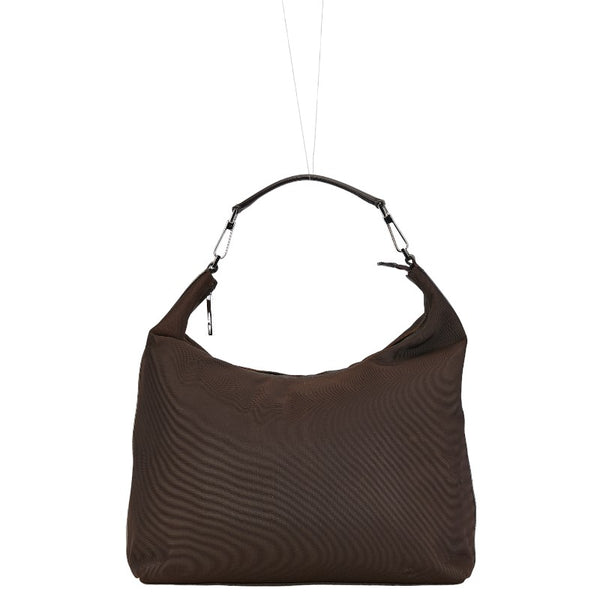 グッチ ハンドバッグ ワンショルダーバッグ 001 1955 ブラウン ナイロン レザー レディース GUCCI 【中古】