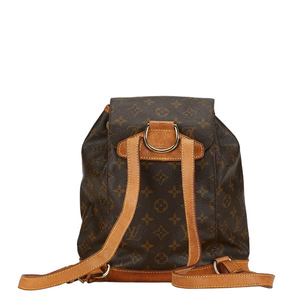 ルイ ヴィトン モノグラム モンスリMM リュック バックパック M51136 ブラウン PVC レザー レディース LOUIS VUITTON 【中古】