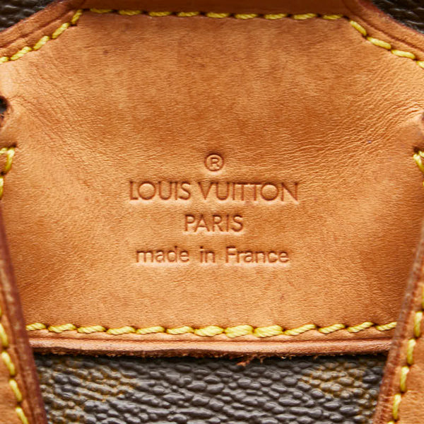 ルイ ヴィトン モノグラム モンスリMM リュック バックパック M51136 ブラウン PVC レザー レディース LOUIS VUITTON 【中古】
