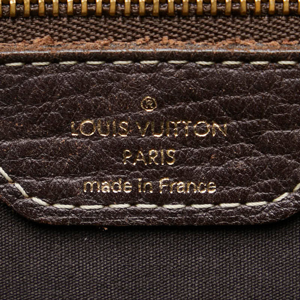 ルイ ヴィトン モノグラム ミニラン バケットPM トートバッグ M95226 エベヌ ブラウン キャンバス レザー レディース LOUIS VUITTON 【中古】