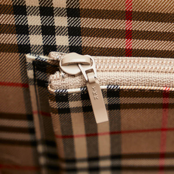 バーバリー ノバチェック シャドーホース ワンショルダーバッグ ブラック マルチカラー レザー キャンバス レディース BURBERRY 【中古】