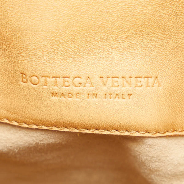 ボッテガヴェネタ コッカーホーボー ワンショルダーバッグ ハンドバッグ ベージュ レザー レディース BOTTEGAVENETA 【中古】