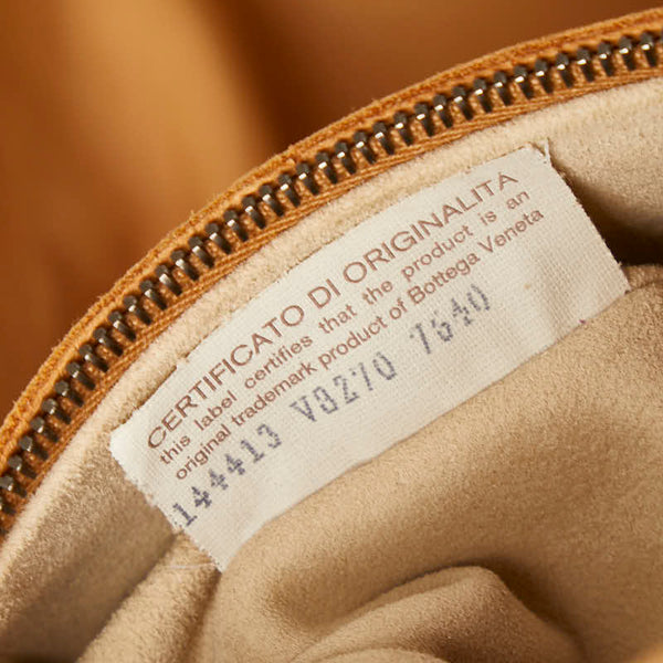 ボッテガヴェネタ コッカーホーボー ワンショルダーバッグ ハンドバッグ ベージュ レザー レディース BOTTEGAVENETA 【中古】