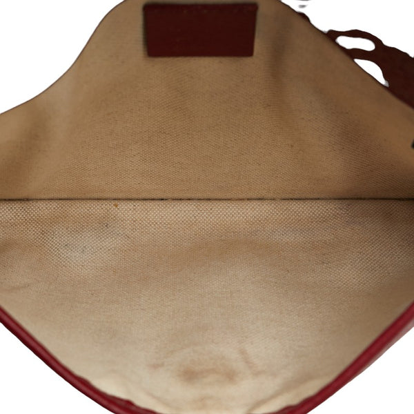 グッチ GGスプリーム ドラえもん ボディバッグ ウエストポーチ 6457817 チェリーレッド ベージュ PVC レザー レディース GUCCI 【中古】