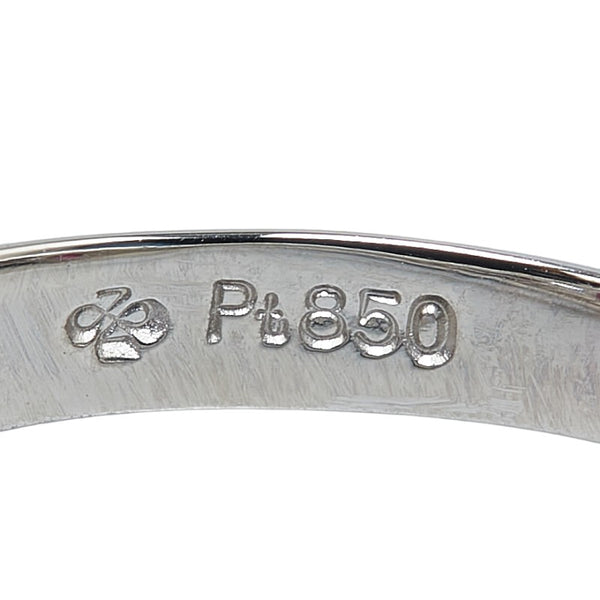 Pt850 プラチナ ルビー1.14ct ダイヤ0.31ct リング 指輪 #52 レディース 12.5号 【中古】