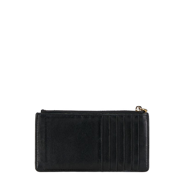 ミュウ ミュウ ドット コインケース カードケース 5MB006 ブラック レザー レディース Miu Miu 【中古】