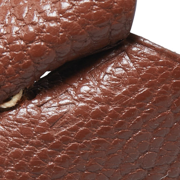 エルメス マルジェラ期 クロシェット キーリング ネックレス ブラウン ボックスカーフ レディース HERMES 【中古】