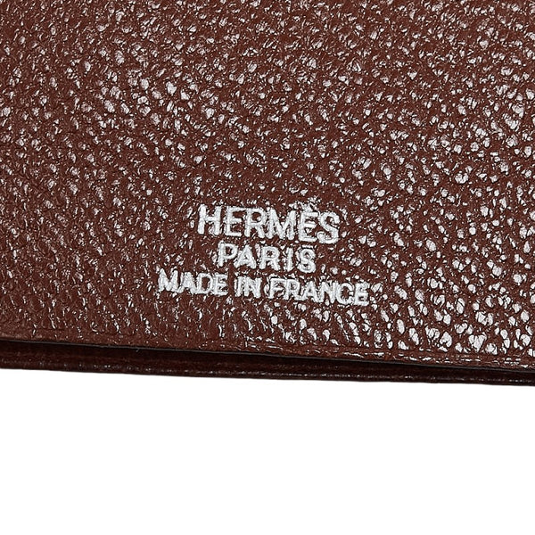 エルメス マルジェラ期 クロシェット キーリング ネックレス ブラウン ボックスカーフ レディース HERMES 【中古】