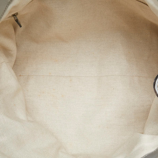 グッチ グッチシマ スーキー ハンドバッグ トートバッグ 211944 シルバー レザー レディース GUCCI 【中古】