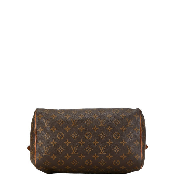 ルイ ヴィトン モノグラム スピーディ30 ハンドバッグ M41526 ブラウン PVC レザー レディース LOUIS VUITTON 【中古】