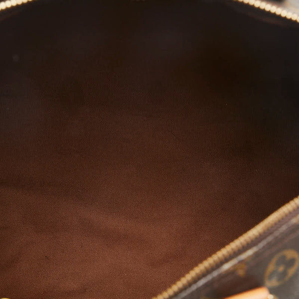 ルイ ヴィトン モノグラム スピーディ30 ハンドバッグ M41526 ブラウン PVC レザー レディース LOUIS VUITTON 【中古】