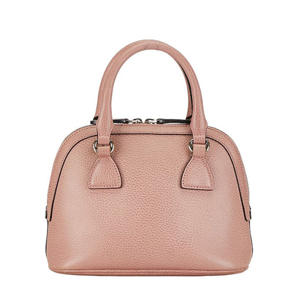 グッチ インターロッキングG ハンドバッグ ショルダーバッグ 2WAY 449661 ピンク レザー レディース GUCCI 【中古】