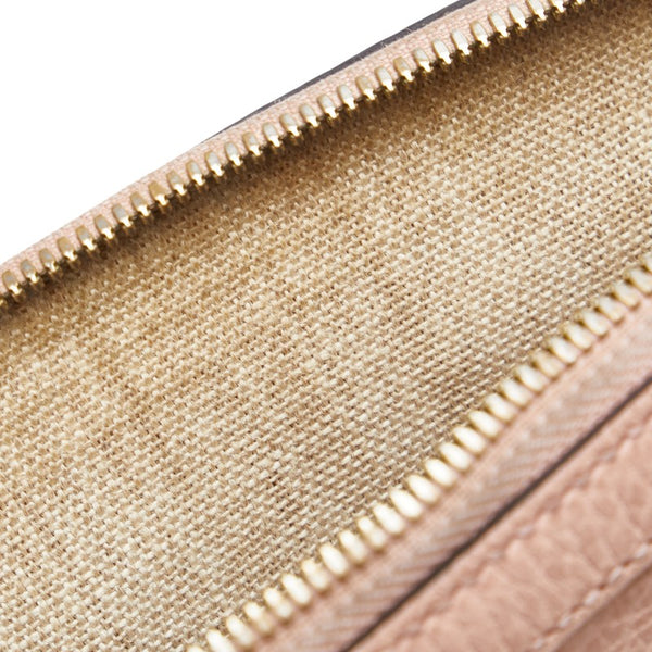 グッチ インターロッキングG ハンドバッグ ショルダーバッグ 2WAY 449661 ピンク レザー レディース GUCCI 【中古】