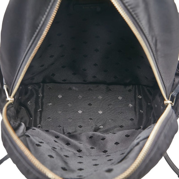 ケイトスペード リュック バックパック ブラック ゴールド ナイロン レディース Kate Spade 【中古】