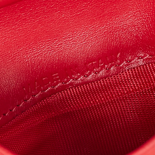 クリスチャンルブタン パネトーネ スパイクスタッズ 二つ折り財布 コンパクトウォレット ブラック レザー レディース Christian Louboutin 【中古】