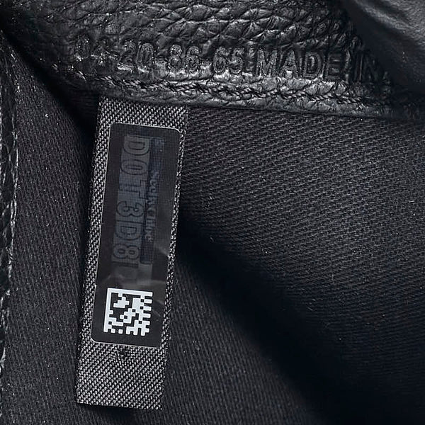 シーバイクロエ 二つ折り財布 コンパクトウォレット ブラック ゴールド レザー レディース SEE BY CHLOE 【中古】