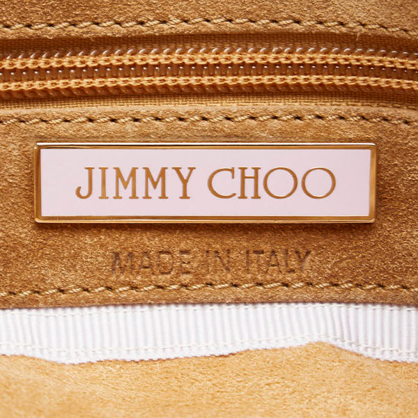 ジミーチュウ フリンジ ワンショルダーバッグ ハンドバッグ ブラウン スウェード レザー レディース JIMMY CHOO 【中古】