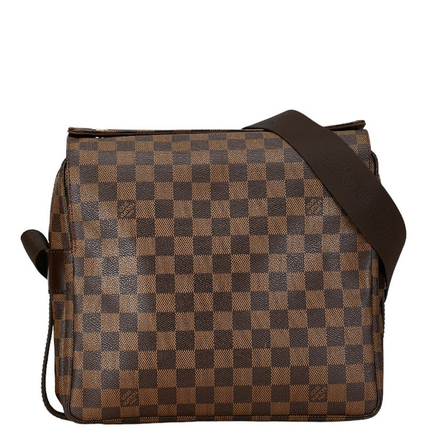 ルイ ヴィトン ダミエ ナヴィグリオ メッセンジャーバッグ N45255 ブラウン PVC レザー レディース LOUIS VUITTON 【中古】
