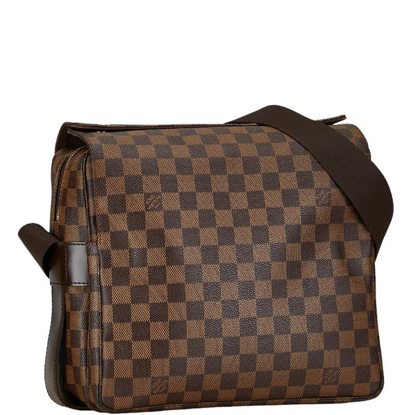 ルイ ヴィトン ダミエ ナヴィグリオ メッセンジャーバッグ N45255 ブラウン PVC レザー レディース LOUIS VUITTON 【中古】