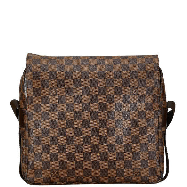 ルイ ヴィトン ダミエ ナヴィグリオ メッセンジャーバッグ N45255 ブラウン PVC レザー レディース LOUIS VUITTON 【中古】