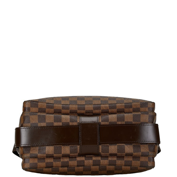 ルイ ヴィトン ダミエ ナヴィグリオ メッセンジャーバッグ N45255 ブラウン PVC レザー レディース LOUIS VUITTON 【中古】