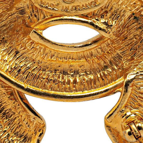 シャネル ココマーク ブローチ ゴールド メッキ レディース CHANEL 【中古】