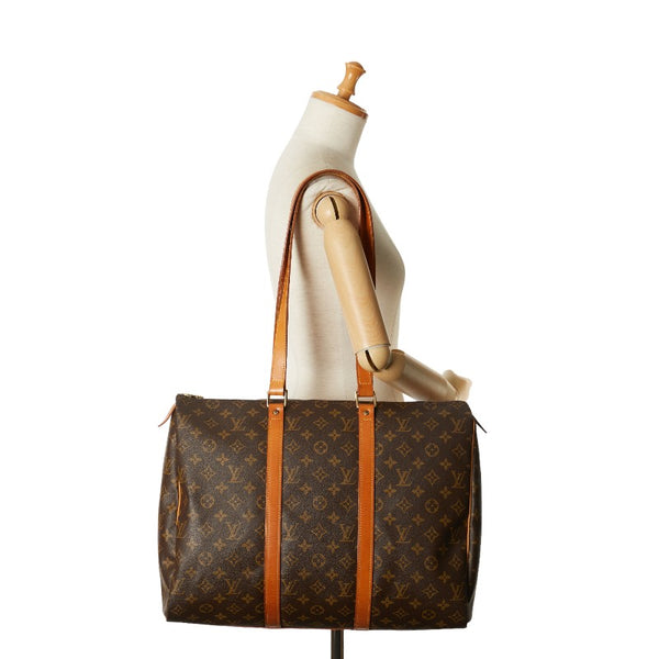 ルイ ヴィトン モノグラム フラネリー 45 ボストンバッグ M51115 ブラウン PVC レザー レディース LOUIS VUITTON 【中古】