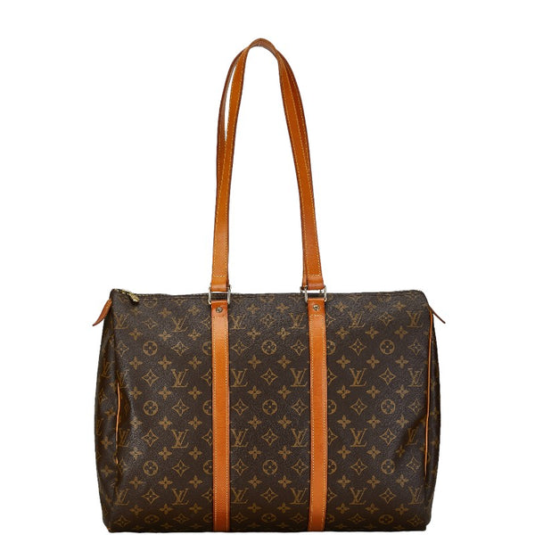 ルイ ヴィトン モノグラム フラネリー 45 ボストンバッグ M51115 ブラウン PVC レザー レディース LOUIS VUITTON 【中古】