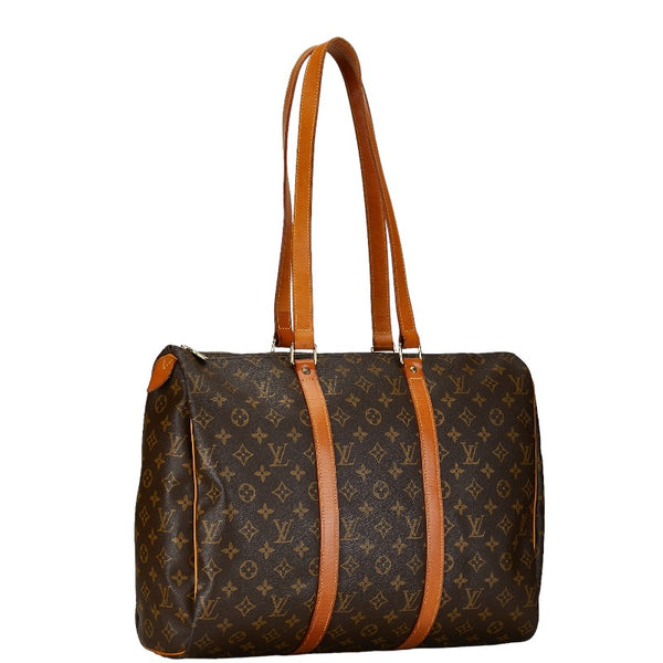 ルイ ヴィトン モノグラム フラネリー 45 ボストンバッグ M51115 ブラウン PVC レザー レディース LOUIS VUITTON 【中古】