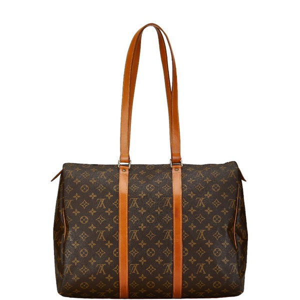 ルイ ヴィトン モノグラム フラネリー 45 ボストンバッグ M51115 ブラウン PVC レザー レディース LOUIS VUITTON 【中古】