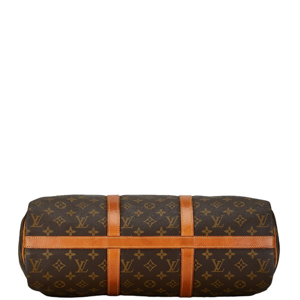 ルイ ヴィトン モノグラム フラネリー 45 ボストンバッグ M51115 ブラウン PVC レザー レディース LOUIS VUITTON 【中古】