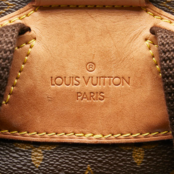 ルイ ヴィトン モノグラム モンスリGM リュック バックパック M51135 ブラウン PVC レザー レディース LOUIS VUITTON 【中古】