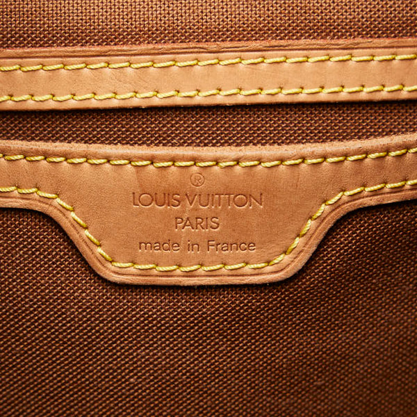 ルイ ヴィトン モノグラム モンスリGM リュック バックパック M51135 ブラウン PVC レザー レディース LOUIS VUITTON 【中古】